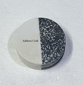 Best Quality Terrazzo Tea <b>Coasters</b> Marble <b>Coasters</b> for Drinks Mats <b>and</b> Pad Tableware Hotel Restaurant Hot Selling Resin <b>Coasters</b> - Product Image 6