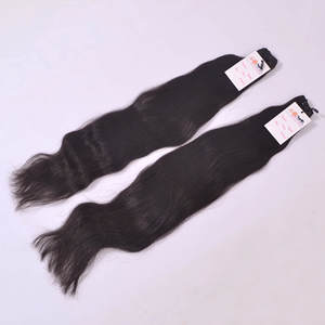 มัดผมต่อแบบสองชั้นผมมนุษย์แบบดึงผมตรงแบบสุดๆขนมิงค์อินเดียที่ยังไม่ผ่านกระบวนการ - Product Image 2