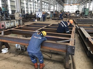 Cadre en acier de construction 24 m pré-assemblée, structure métallique moderne, lampe de construction - Product Image 2