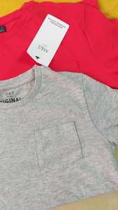 Lots de vêtements de marque haut de gamme pour garçons, t-shirts à manches courtes et col rond en coton doux pour l'été, stock du Bangladesh - Product Image 5