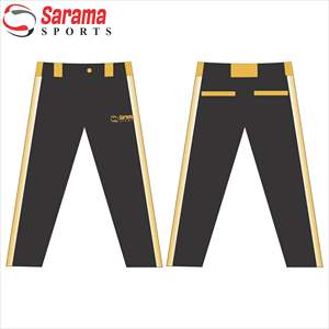 Pantalon de baseball Pantalon de baseball court pour homme Pantalon de baseball court à passepoil pour adulte/jeune avec design et logo personnalisés, - Product Image 2