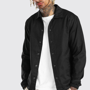 Custom Wholesale Men Nylon Coaches <b>Jacket</b> - Product Image 1