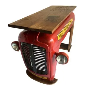 Muebles de exhibición para catering, mesa de consola de Bar con diseño de tractor de automóvil, nuevo diseño