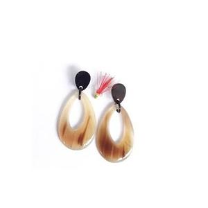 Orejera de cuerno 100% natural para mujeres y niñas, bocina de búhos de tamaño personalizado, pulido brillante, artesanal - Product Image 5