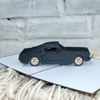 Negro clásico coche 3D Pop up tarjetas de felicitación de papel hecho a mano de fabricantes al por mayor para todas las ocasiones