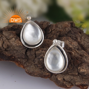 Trendy <b>Top</b> Selling oxidized Stud <b>earring</b> Doublet mother of pearl crystal gemstone <b>earring</b> for women jewelry manufacturer - Product Image 2