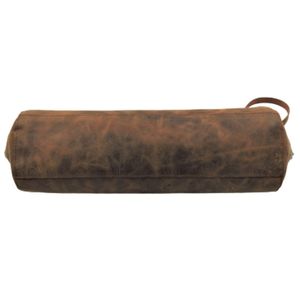 Estuche de cuero para botellas de vino, bolsa portátil de seguridad para una sola botella, Kit de viaje de cuero de búfalo personalizable con elegante asa de cremallera - Product Image 2