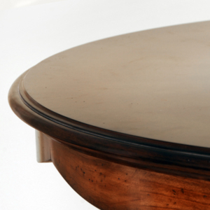 american classic <b>round</b> <b>dining</b> <b>table</b> <b>solid</b> mahogany <b>wood</b> natural finish wooden <b>dining</b> <b>table</b> indoor <b>dining</b> room furniture luxury - Product Image 3