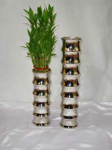 Premium Hot SaleMetal Handicraft <b>Flower</b> Vase Metal <b>Mirror</b> Polish Antique Designs Premium Colorful Home /Wedding Decoration Vase - Product Image 2