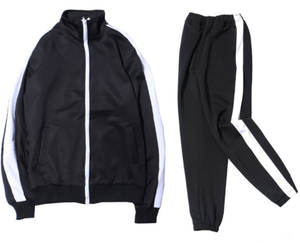 ชุดวอร์มผ้าโพลีเอสเตอร์100% สำหรับผู้ชาย,ชุดวอร์มสำหรับวิ่งออกกำลังกายแบบกำหนดเอง - Product Image 1