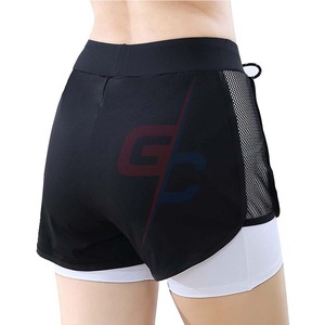 Short de Yoga avec poches latérales pour femmes, vêtements d'entraînement, de Yoga, taille haute, course à pied - Product Image 2
