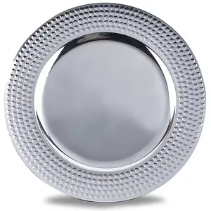 Vente chaude Rond Martelé Décoratif Plaques de Chargeur - Product Image 3