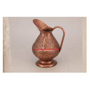 เหยือกน้ำดีไซน์วินเทจและทองแดงบริสุทธิ์,เหยือกน้ำสำหรับโรงแรมและร้านอาหารคาเฟ่ - Product Image 1