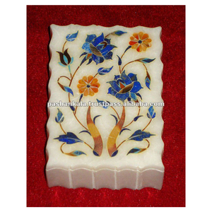 Cajas de Mármol con Incrustaciones de Lapislázuli - Product Image 1