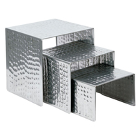 Ensemble de supports d'affichage en aluminium Chaman India, 3 pièces, modèle 44608