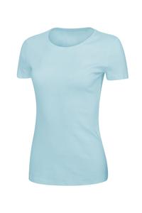 OEM-Camiseta de manga corta para mujer, prenda de vestir, de algodón puro, con diseño impreso personalizado, hecha en Pakistán, 100% - Product Image 5