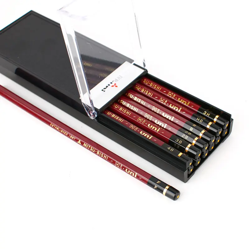 UNI STA-HI HI-UNI 시리즈 HU 고급 드로잉 22 종류의 경도 연필 [페인팅 특별] 단일 판매