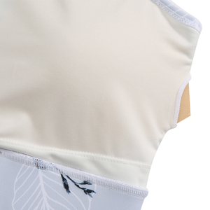 เสื้อชั้นในกีฬาสำหรับผู้หญิงแบบซัพพอร์ตสูง รับผลิตแบบ OEM แบรนด์ตามสั่ง ผ้ายืดสแปนเด็กซ์/โพลีเอสเตอร์ แผ่นรองหน้าอกถอดได้ ตกแต่งด้วยผ้าตาข่าย พิมพ์ลายดิจิทัล ขายส่ง - Product Image 5