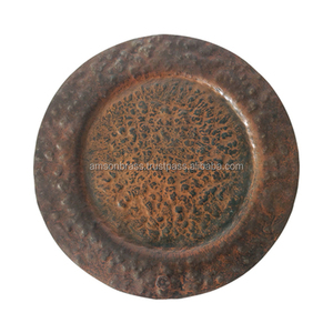 Bonne qualité métal Rose or couleur dîner chargeur assiette Design attrayant vente chaude assiette de service pour la décoration de mariage - Product Image 4