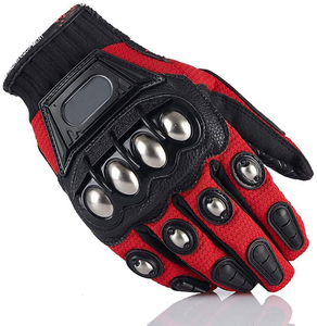 Steel Outdoor Reinforced Brass <b>Knuckle</b> Motorcycle Motorbike Powersports Racing Textile Safety <b>Gloves</b> for Men and Women - Product Image 3
