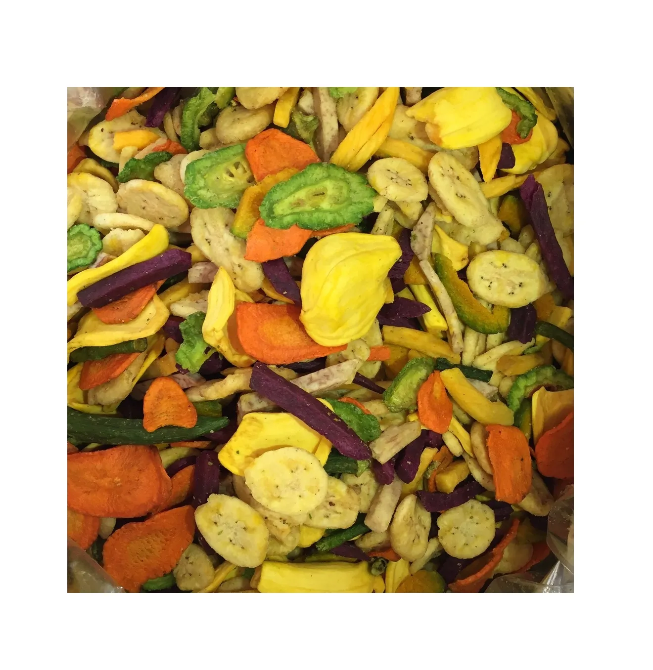 High quality 100% natural vegetable and fruit mix Dried Fruits and Vegetables Chips for snack Best Price