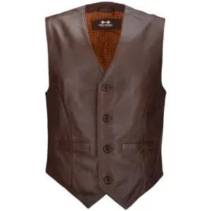 Gilet in pelle da uomo in pelle di pecora da uomo ultimo Design gilet in pelle da uomo 2022 nuovo gilet in pelle da uomo di alta qualità