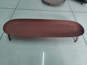 ชุดถาดเหล็กหรูหรา 3 ชิ้นพร้อมขา 4 ขาในผงเข้ารหัสทองแดงสัมผัสสําหรับการตกแต่งโต๊ะที่หรูหรา - Product Image 3