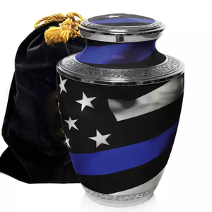 โกศสำหรับงานศพรูปธงชาติอเมริกันแบบคลาสสิกสำหรับเก็บโกศใส่ศพทำจากทองเหลือง/อลูมิเนียม - Product Image 6