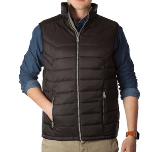 Chaqueta acolchada sin mangas profesional para hombre, estilo informal, cuello levantado, cierre de cremallera, diseño personalizado, de talla grande Color, transpirable - Product Image 3