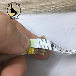 Venta al por mayor, 100% de cutícula completa, doble estiramiento, vietnamita, remy, queratina I/V/U/punta plana, extensión de cabello humano prepegado - Product Image 4