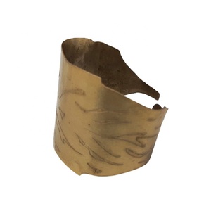 ที่ใส่แหวนผ้าเช็ดปากทองเหลืองตกแต่งโต๊ะชุบนิกเกิลทำด้วยมือ - Product Image 2