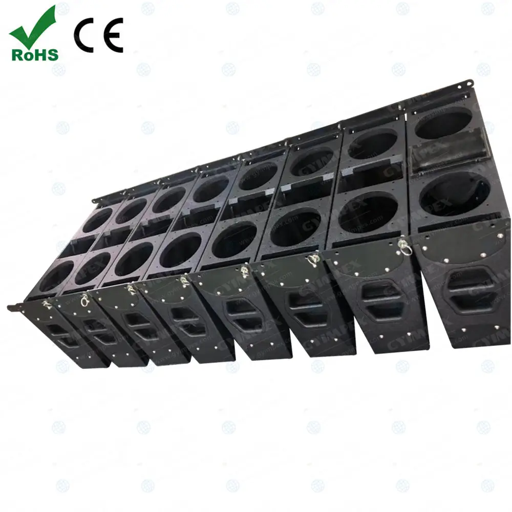 LA Series Professional Audio Passive Column Speaker 2 × 6.5インチユニット低システムcolinearスピーカー
