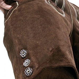 Shorts bavarois en cuir avec impression numérique, design coupe-vent, couleurs personnalisées pour adultes et jeunes, service OEM/ODM - Product Image 4