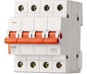 Reve 63A RMCB #19 Isolateur à quatre pôles-Disjoncteur électronique réglable à 4 pôles (blanc) Haute qualité - Product Image 1