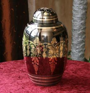 Domtop Urnes de crémation mémorables 6 "7" 8 "10" 12 "pour les cendres humaines Urnes de crémation en métal de concepteur Offre Spéciale Urnes de crémation modernes - Product Image 4