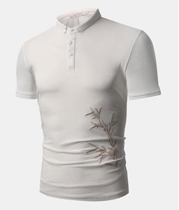 Polo brodé de couleur unie pour hommes, exclusif, à manches courtes, cool et intelligent, du Bangladesh à un prix compétitif - Product Image 5