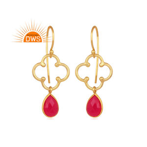 ต่างหูห้อยประดับพลอยแคลเซโดนีสีชมพูธรรมชาติ เงินแท้ 925 คุณภาพดีที่สุด ปี 2026 สำหรับผู้หญิง จากผู้ผลิตเครื่องประดับ - Product Image 3