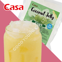 Nata de Coco Vietnamita HALAL, Cubos de Gelatina de Coco con Ingredientes para Té de Burbujas para Bebidas en Capas