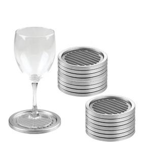 Posavasos brillantes para mesa de café, mesa de comedor, escritorio estilo rústico, con aluminio metálico, recién llegados, de la mejor calidad - Product Image 6