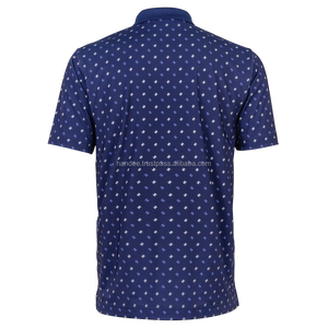 2021 Meilleure vente hommes 100% coton US pour T-shirts polo personnalisé OEM Sublimation imprimé tricoté Fitness vêtements de sport pour le golf - Product Image 2