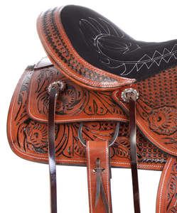 Premium Leather Barrel <b>Racing</b> Western Horse Saddle Tack Set 14-18\" <b>Seat</b> Size Multiple Colors and Sizes Available - Product Image 5