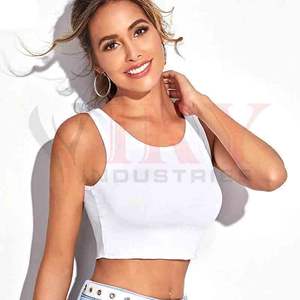 Soutien-gorge de sport personnalisé logo vêtements décontractés dans différents styles et séchage rapide et votre propre haut court réversible pour femmes par Viky induct - Product Image 4