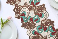 Tapis de Table à fleurs perlées faites à la main de qualité supérieure, nappe de Table pour la cuisine, Table à manger à bas prix