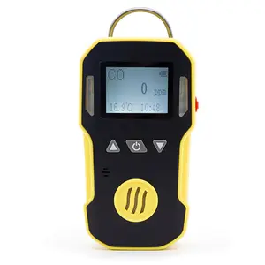 Cầm tay di động 0-100ppm Ammonia Meter H2S duy nhất Gas Detector với âm thanh báo động ánh sáng