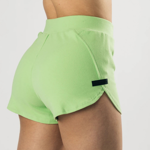 Pantalones cortos deportivos de cintura alta para mujer, demanda de los clientes, último diseño, servicios ODM, pantalones cortos elásticos para mujer con etiqueta personalizada más vendidos - Product Image 6