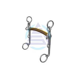 Mors LHotte-alforja de 12mm para montar en inglés, broca de serpiente de caballo - Product Image 1