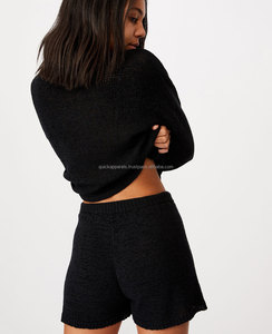 Top Corto Premium de Felpa Francesa para Mujer, Servicio de Fabricación a Medida, Impresión y Empaquetado Personalizados - Product Image 2
