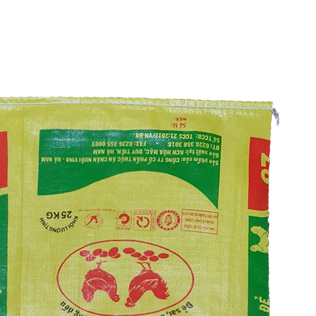 Ucuz hayvan yemi ambalaj poşetleri pp dokuma çanta çiftlik ürünleri için 25 50 kg plastik dokuma çantalar