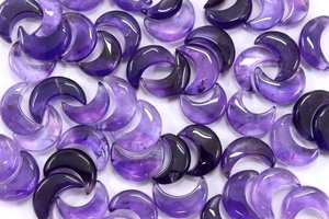 ชุดอัญมณีทรงหลวม5ชิ้นสำหรับทำเครื่องประดับอัญมณีพลอยอเมทิสต์สีม่วงธรรมชาติ - Product Image 2