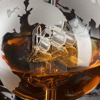Fabricants vendent des ensembles de vin artisanal au whisky, bouteille de vin de luxe légère en forme de terre